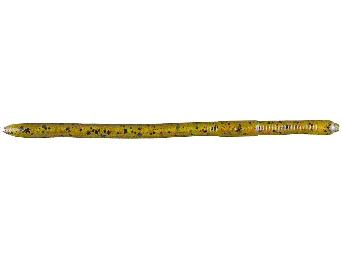 Zoom Swamp Crawler 5.5" soft plastic worm in Watermelon Red