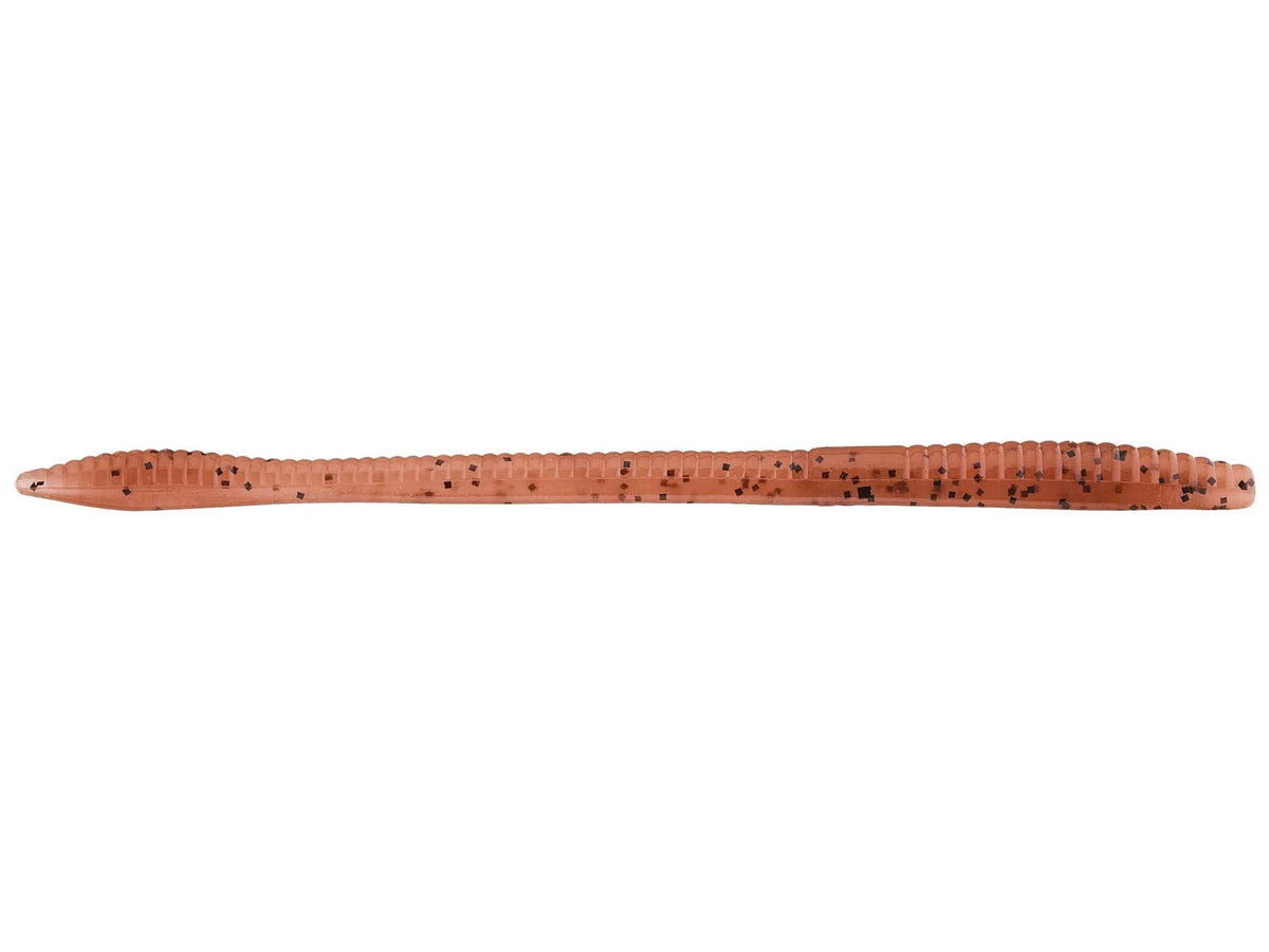 Zoom Trick Worm 6.5" soft plastic worm in Pumpkin