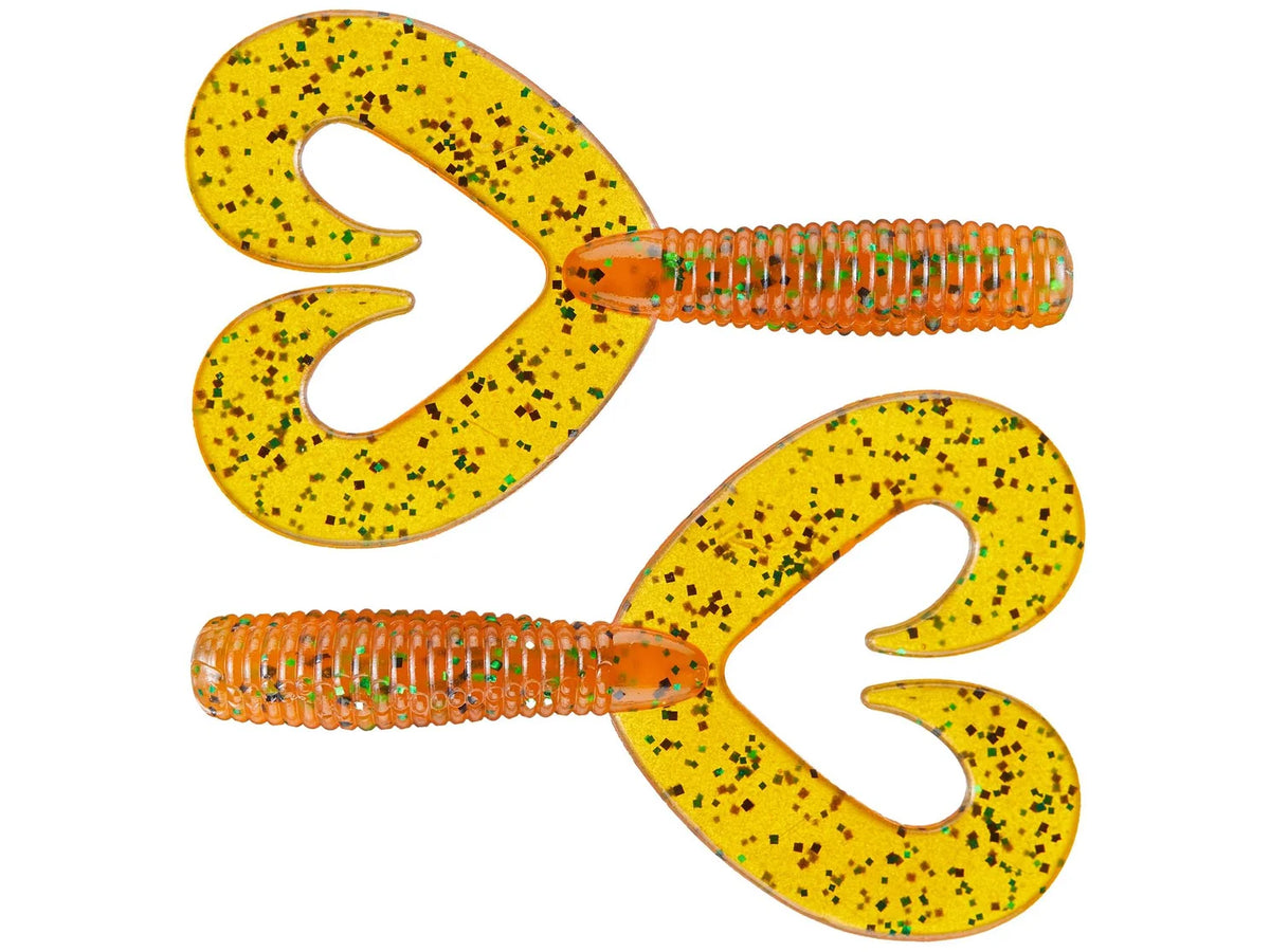 Zoom Fat Albert Twin Tail soft plastic grub for bass fishing