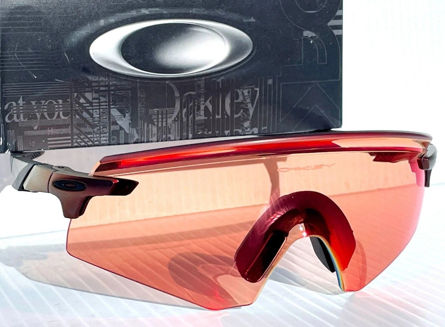 Oakley Encoder Matte Red Colorshift W/ Prizm Trail Torch