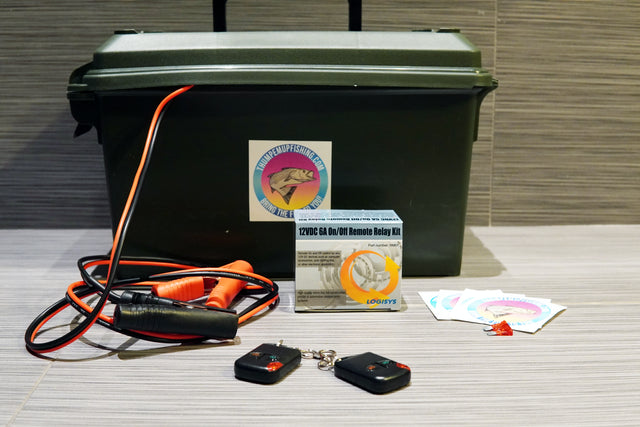 Thumper Box with Clamps and Remote