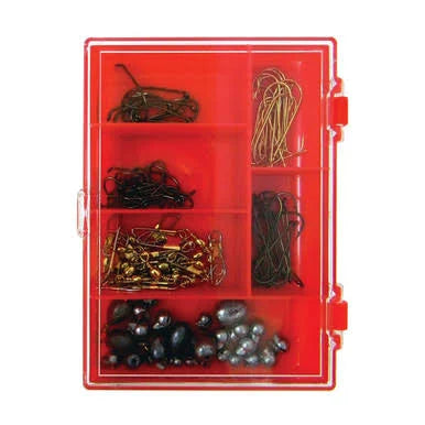 EAGLE CLAW HOOK, SINKER AND SWIVEL ASSORTMENT 122PK