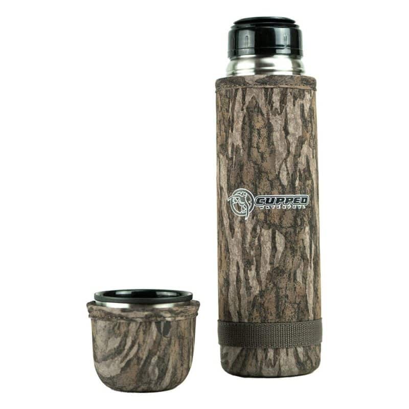 Cupped Waterfowl 0.75 Liter Thermos Mossy Oak Bottomland