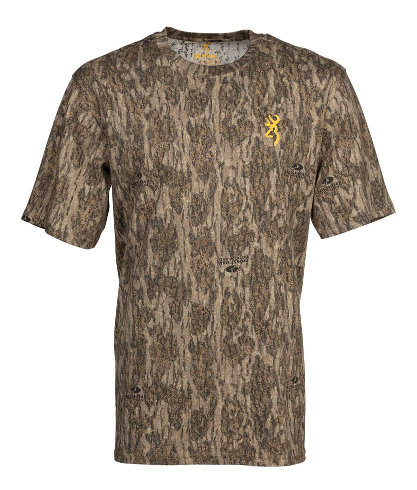 BROWNING WASATCH-CB S/S T-SHIRT MOSSY OAK BOTTOMLAND