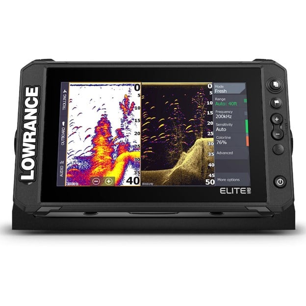 Lowrance Elite FS 9 fishfinder chartplotter C-MAP DISCOVER charts