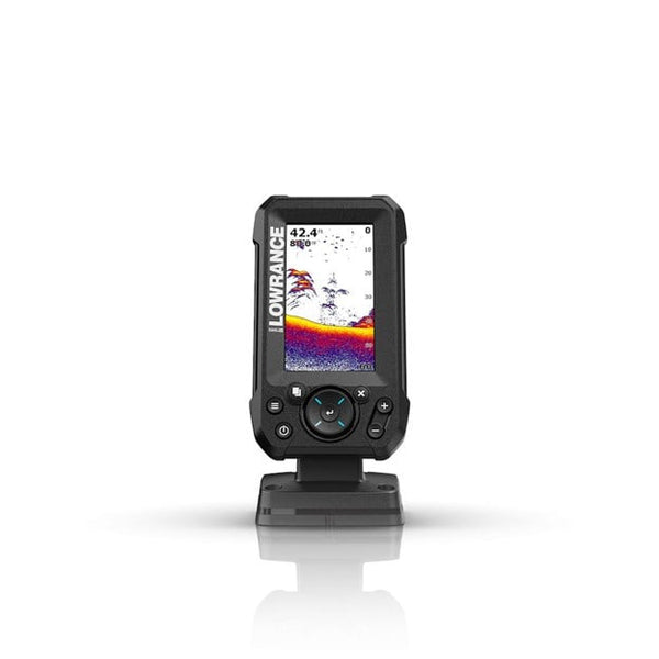 Lowrance Eagle 4X fishfinder 4-inch portrait display with Bullet Skimmer transducer