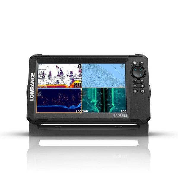 Lowrance Eagle 9 fishfinder chartplotter with TripleShot HD SideScan DownScan