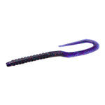 Zoom U-Tale Worm 7.5" Magnum soft plastic worm in Junebug Red