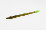 Zoom Finesse Worm 4.5" soft plastic worm in Watermelon Red Chartreuse