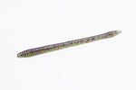 Zoom Finesse Worm 4.5" soft plastic worm in Sprayed Grass