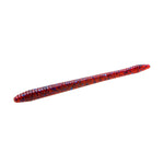 Zoom Finesse Worm 4.5" soft plastic worm in Plum