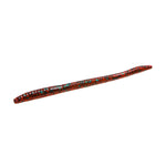 Zoom Finesse Worm 5" Magnum soft plastic worm in Red Bug