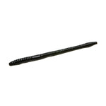 Zoom Finesse Worm 4.5" soft plastic worm in Black