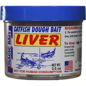 Magic Bait Catfish Dough Bait Liver 3.5 oz