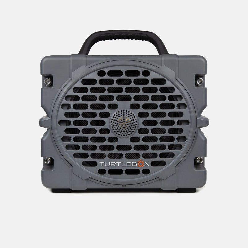 Turtlebox Grande waterproof Bluetooth speaker, Gray
