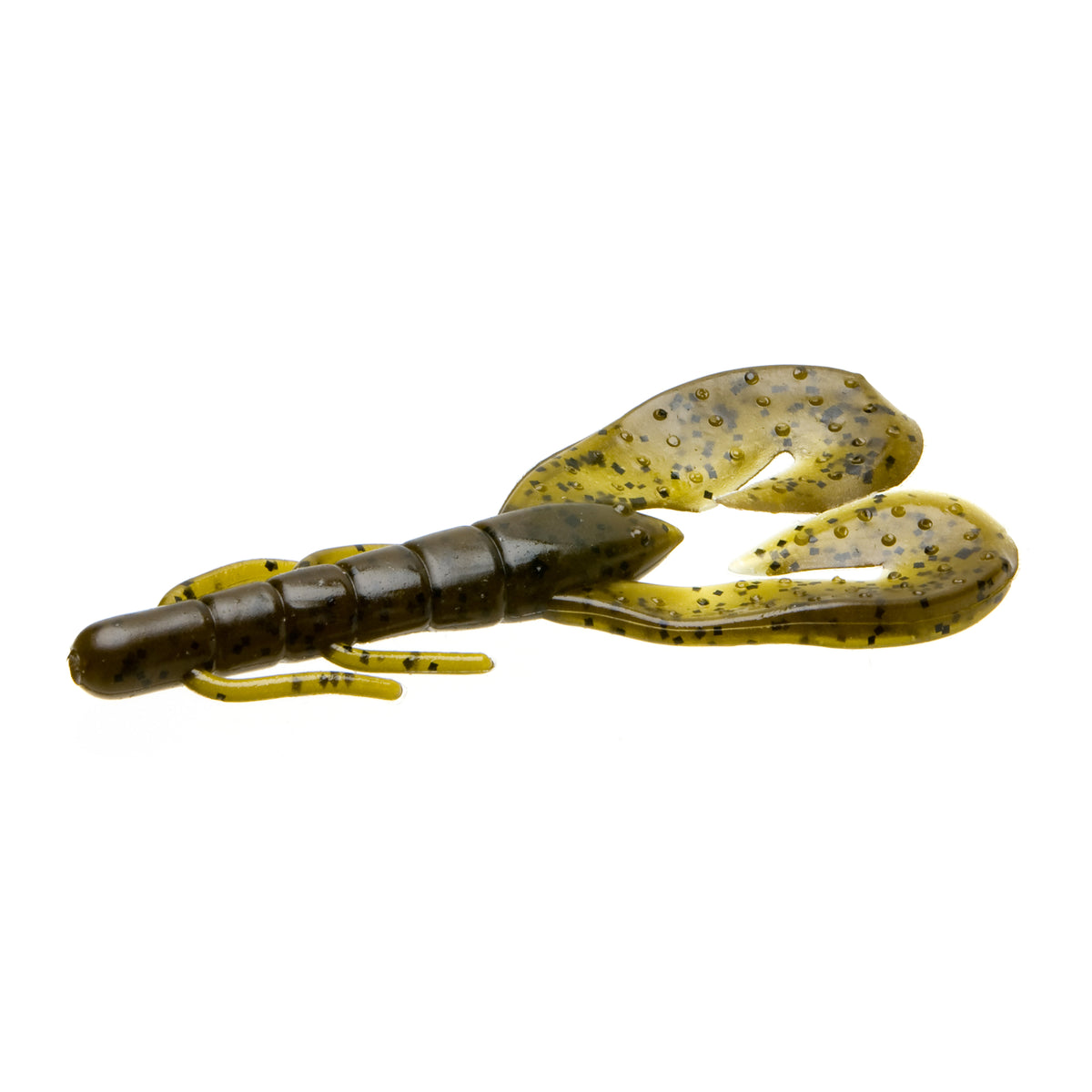 Zoom Super Speed Craw 4" soft plastic craw in Green Pumpkin