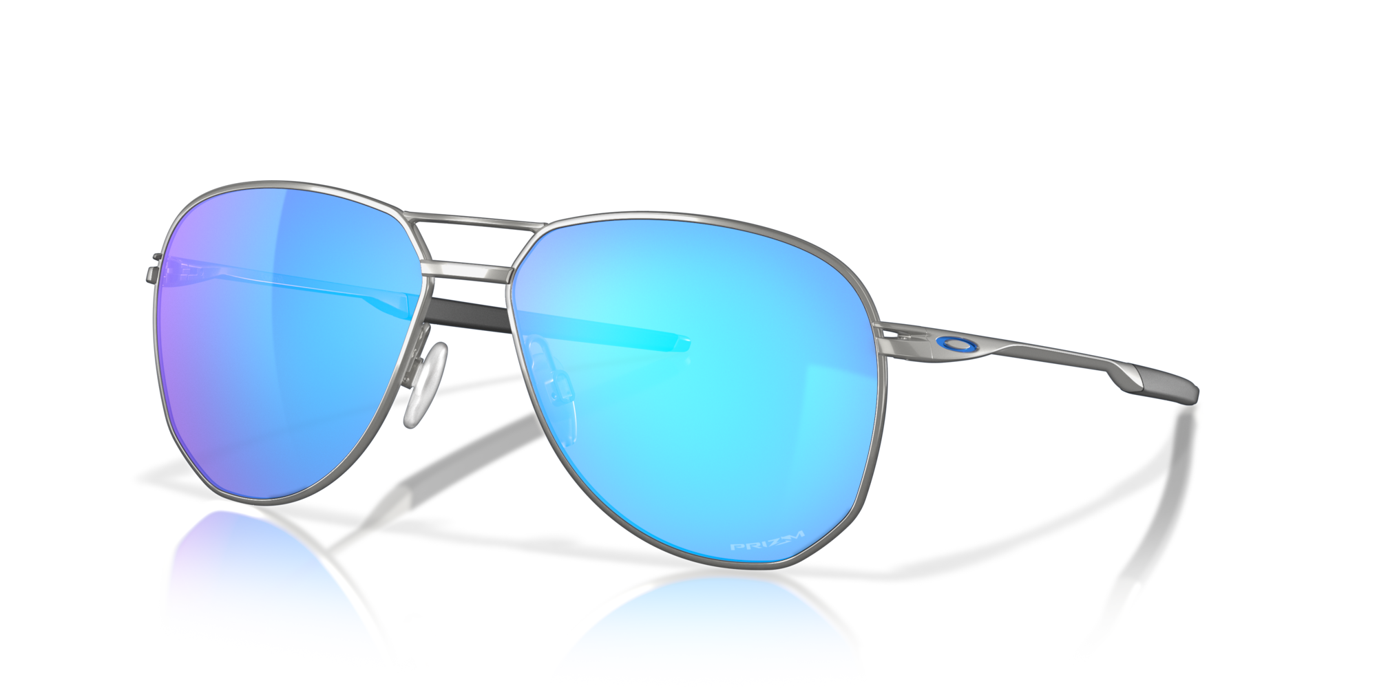 Oakley Contrail Satin Chrome w/ Prizm Sapphire