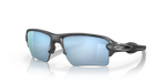 Oakley Flak 2.0 XL Sunglasses, Matte Black Camo with PRIZM Deep H2O Polarized