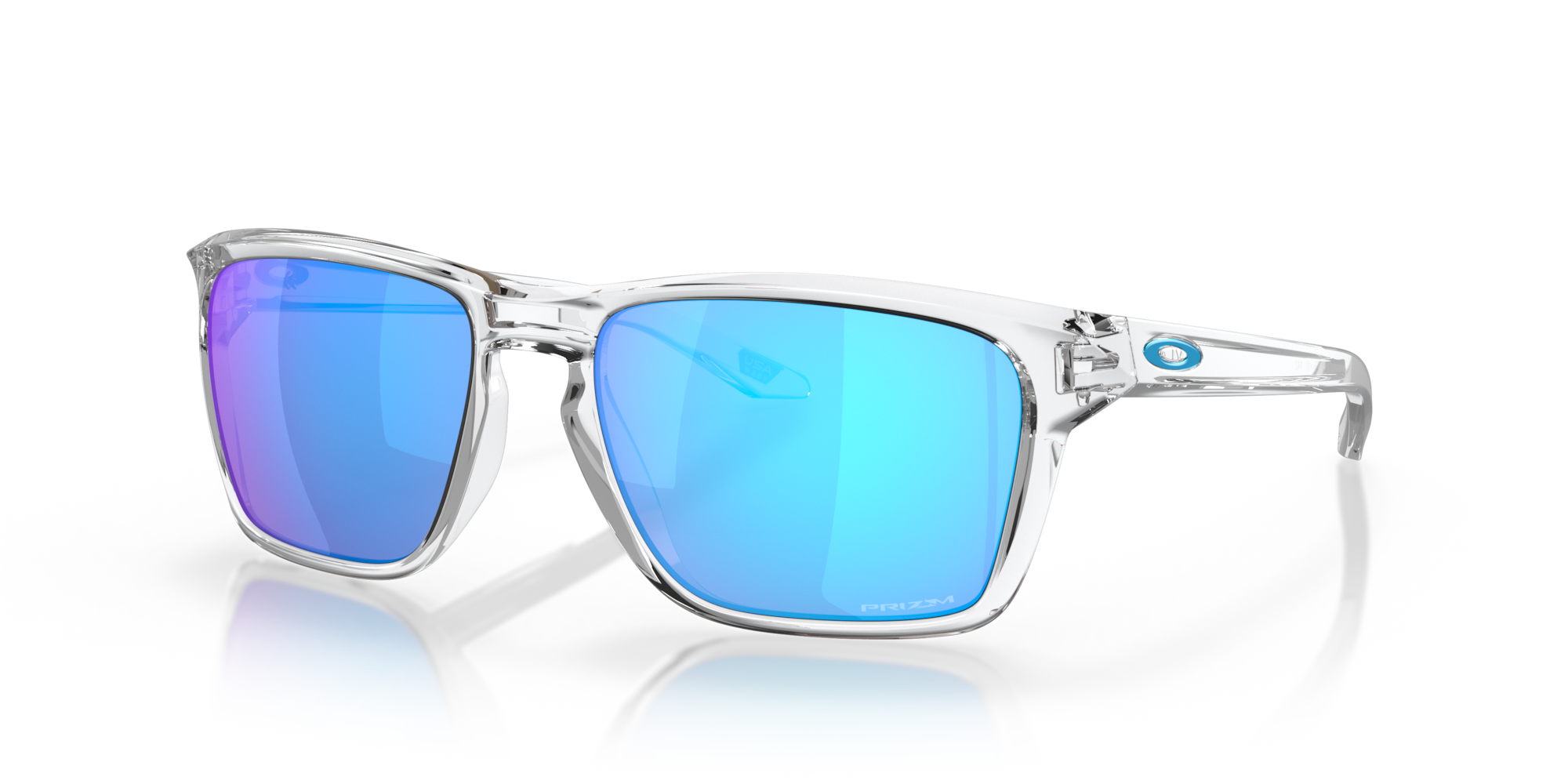 Oakley Sylas Polished Clear w/ PRIZM Sapphire