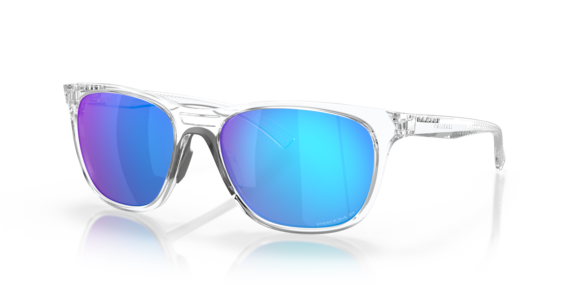 Oakley Leadline Clear w/Prizm Sapphire Polar