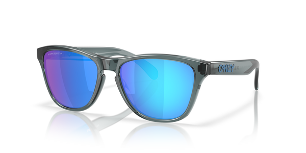 Oakley Frogskins Sunglasses, Crystal Black with PRIZM Sapphire Polarized