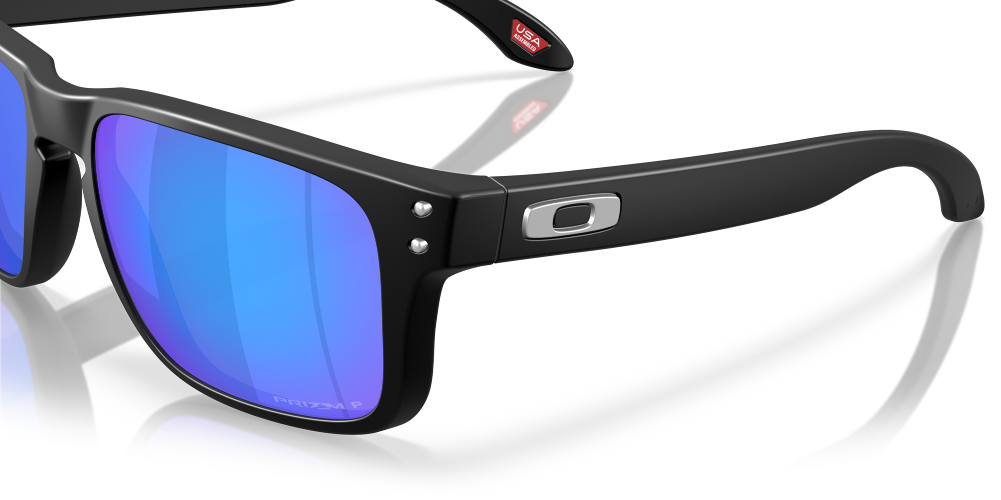 Oakley Holbrook Matte Black w/ PRIZM Sapphire Polarized