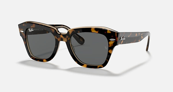 Ray-Ban STATE STREET Havana On Transparent Brown