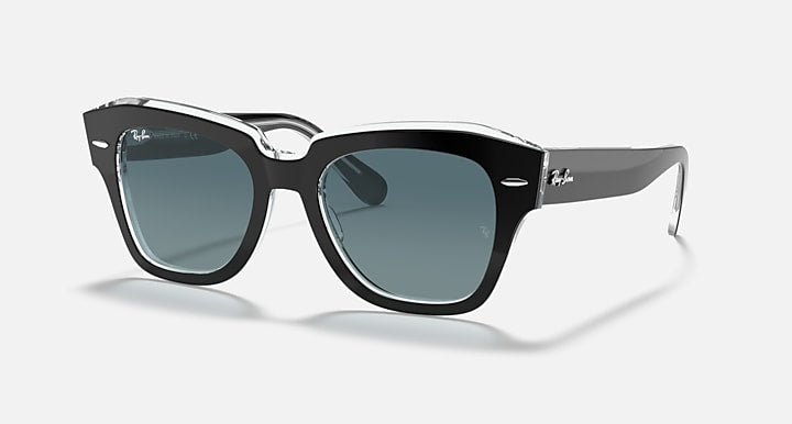 Ray-Ban STATE STREET Black On Transparent