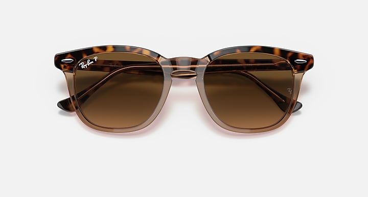 Ray-Ban HAWKEYE Havana On Transparent Brown