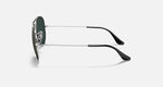 Ray-Ban Aviator Sunglasses, Silver