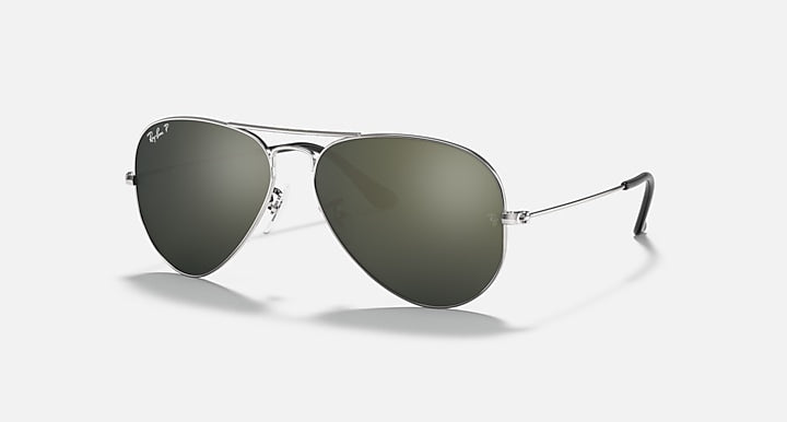 Ray-Ban AVIATOR Silver w/ Gray Mirror