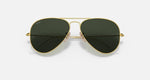 Ray-Ban Aviator Sunglasses, Gold