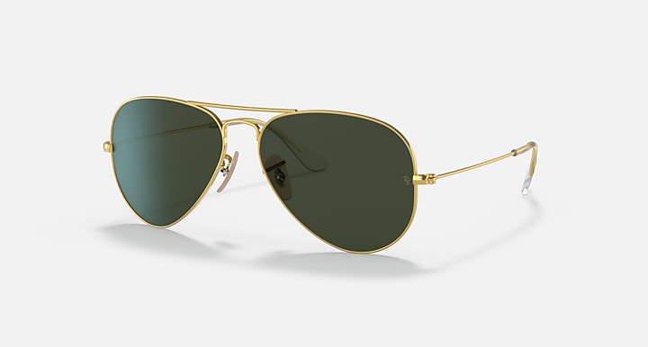 Ray-Ban Aviator Sunglasses, Gold