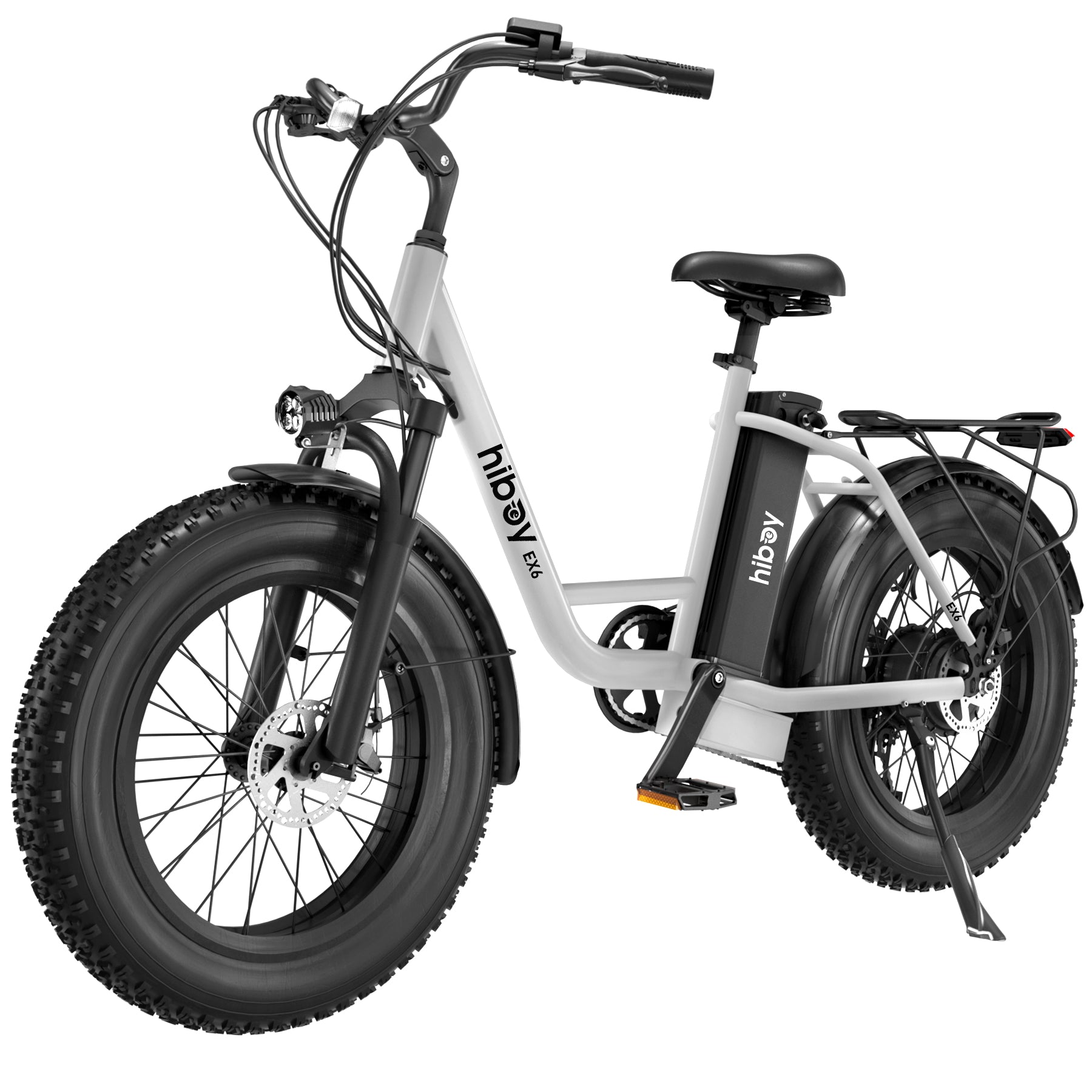 Hiboy EX6 Step-Thru Fat Tire Electric Bike Black