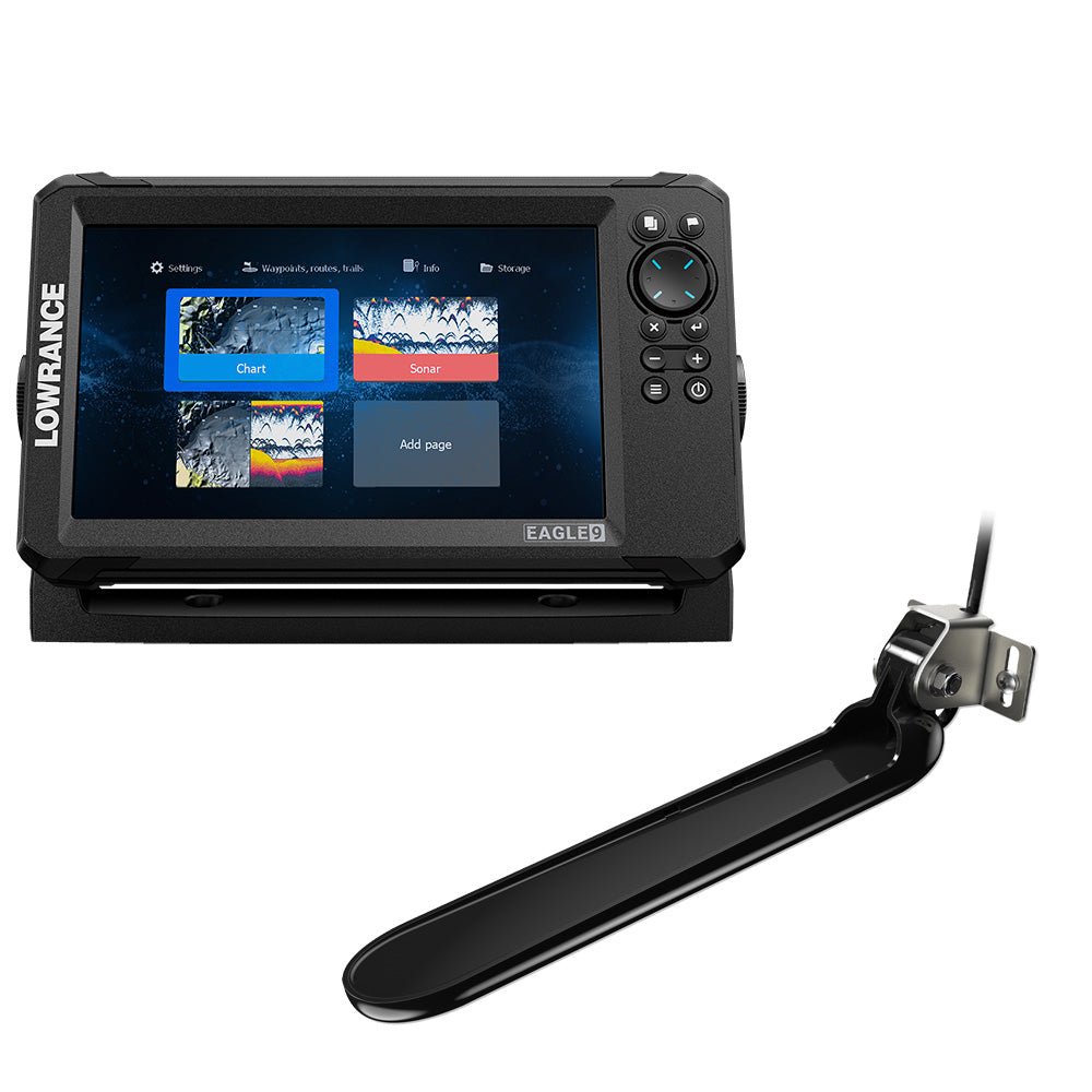Lowrance Eagle 9 fish finder with TripleShot HD transducer