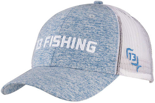 13 Fishing HCB1 "Light Bender" Ballcap (Blue Gray W/White Logo -