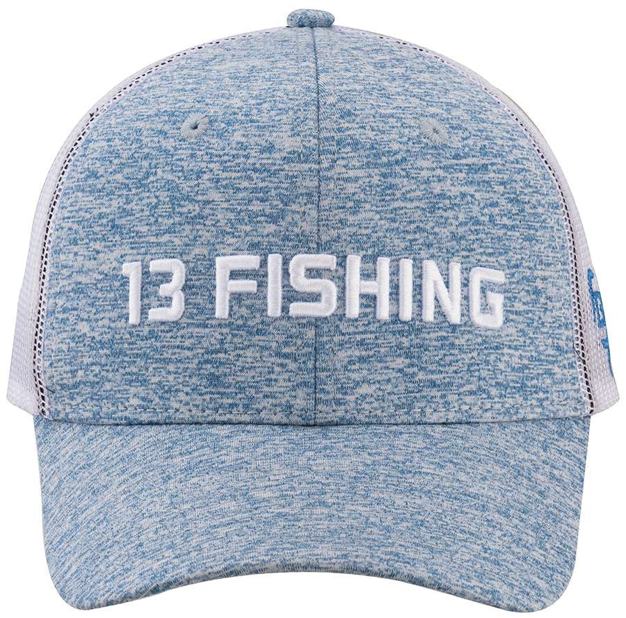 13 Fishing HCB1 "Light Bender" Ballcap (Blue Gray W/White Logo -