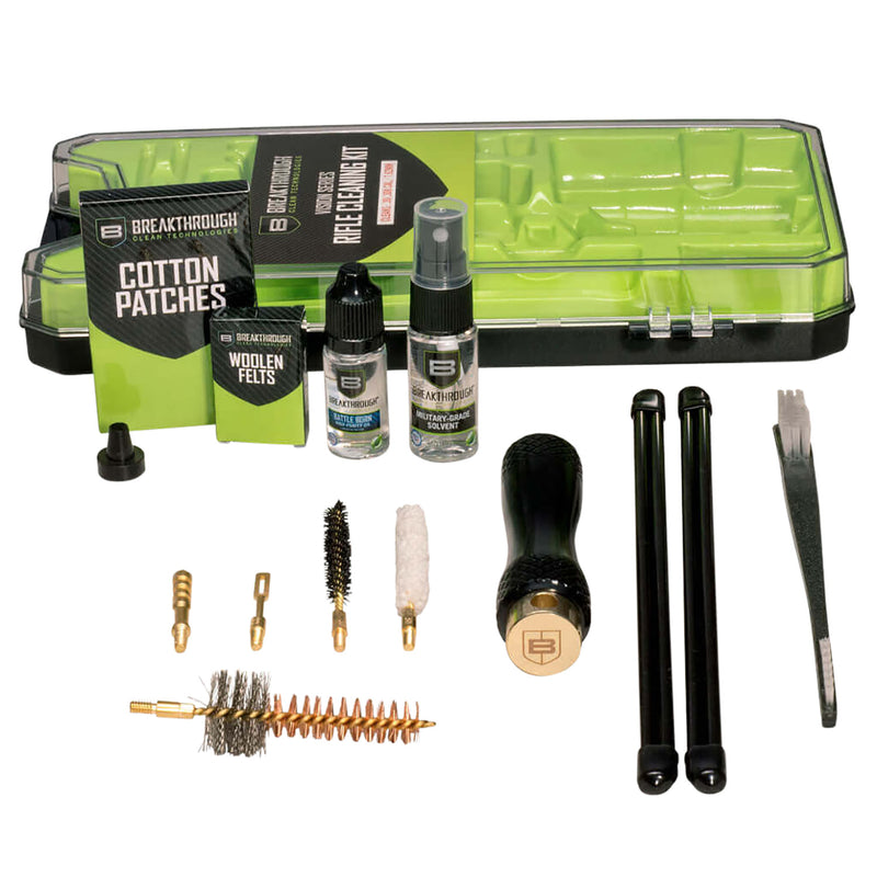 Breakthrough Clean  Cleaning Kit 30 Cal & AR-10/15 Pieces Multi-Color