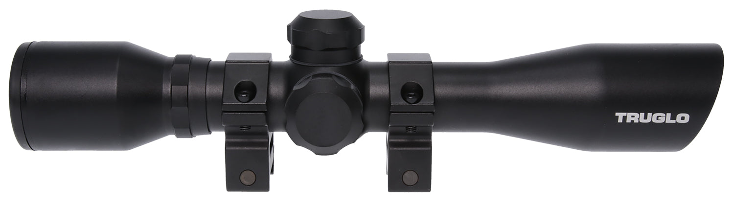 TruGlo TGTG8504B3 Crossbow Scope Compact Matte Black Anodized BDC/Rangefinder 4x32mm