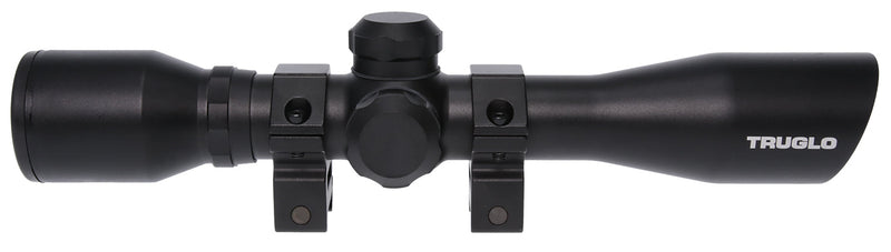 TruGlo TGTG8504B3 Crossbow Scope Compact Matte Black Anodized BDC/Rangefinder 4x32mm