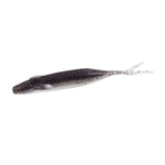 Zoom Winged Fluke 5" soft plastic soft jerkbait in Smoke Pepper Clear