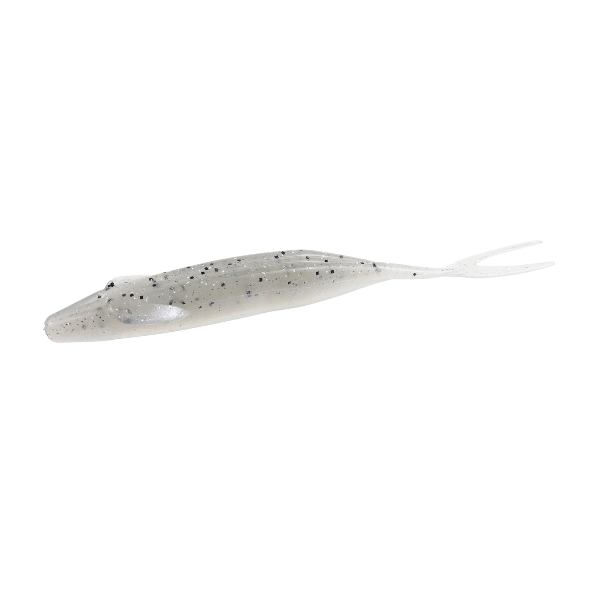 Zoom Winged Fluke 5" soft plastic soft jerkbait in Silver Shad