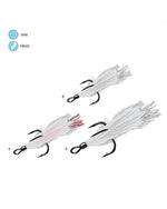 Gamakatsu Feather Treble White Red