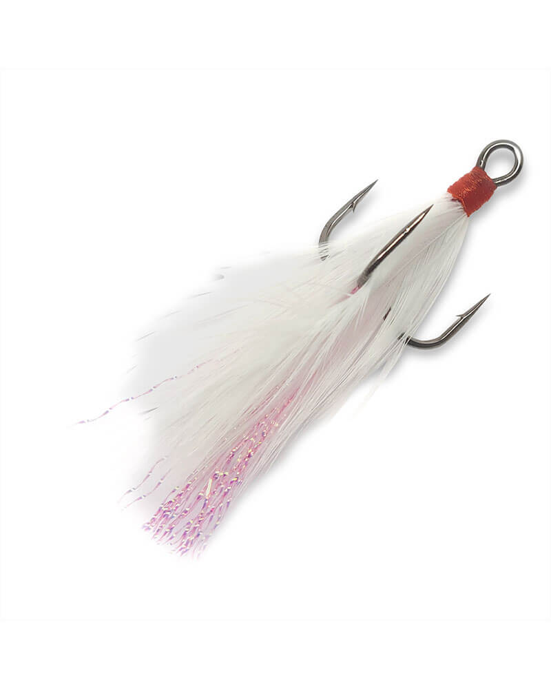 Gamakatsu Feather Treble White Red