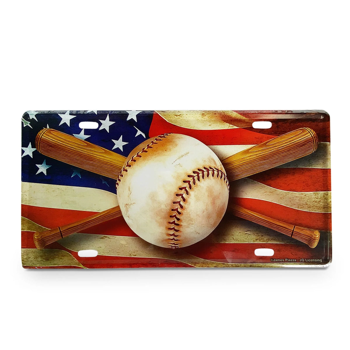 Rivers Edge 2690 Vanity License Plate 12In X 6In - American Baseball