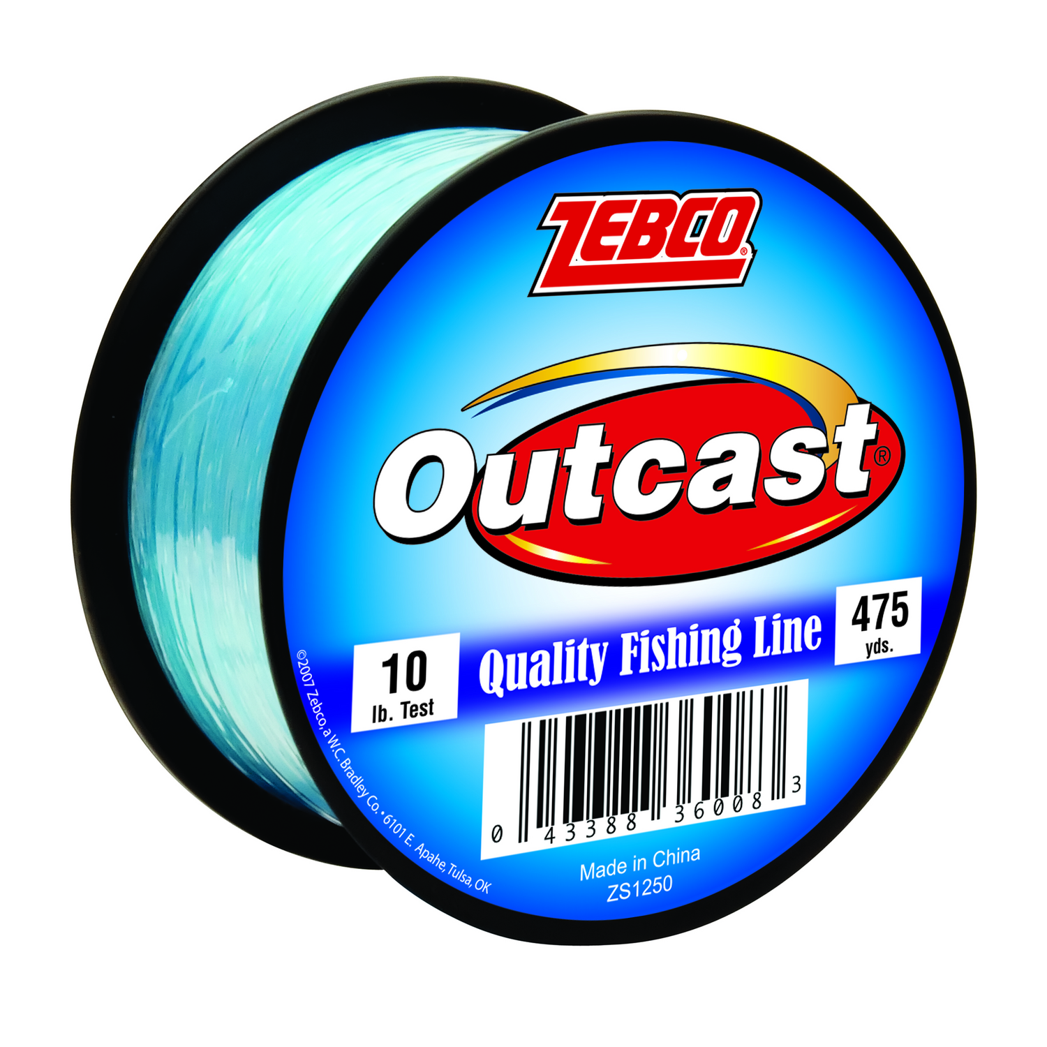Zebco Outcast Monofilament 1/4 LB Spool