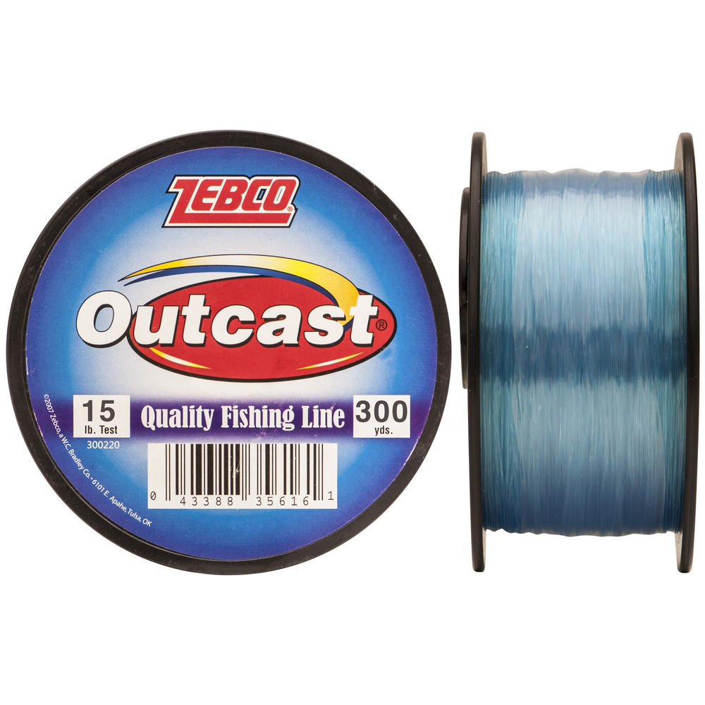 Zebco Outcast Monofilament 1/4 LB Spool