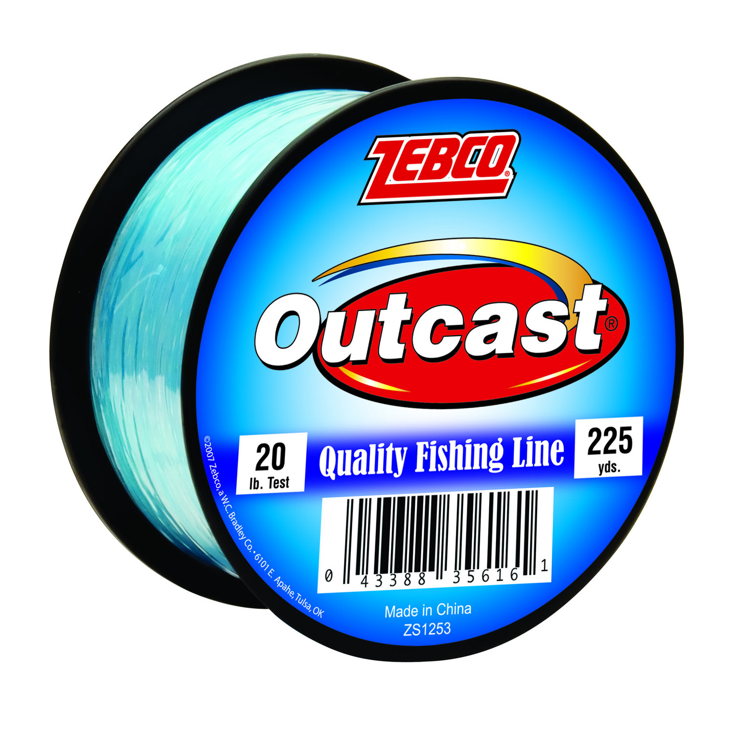Zebco Outcast Monofilament 1/4 LB Spool
