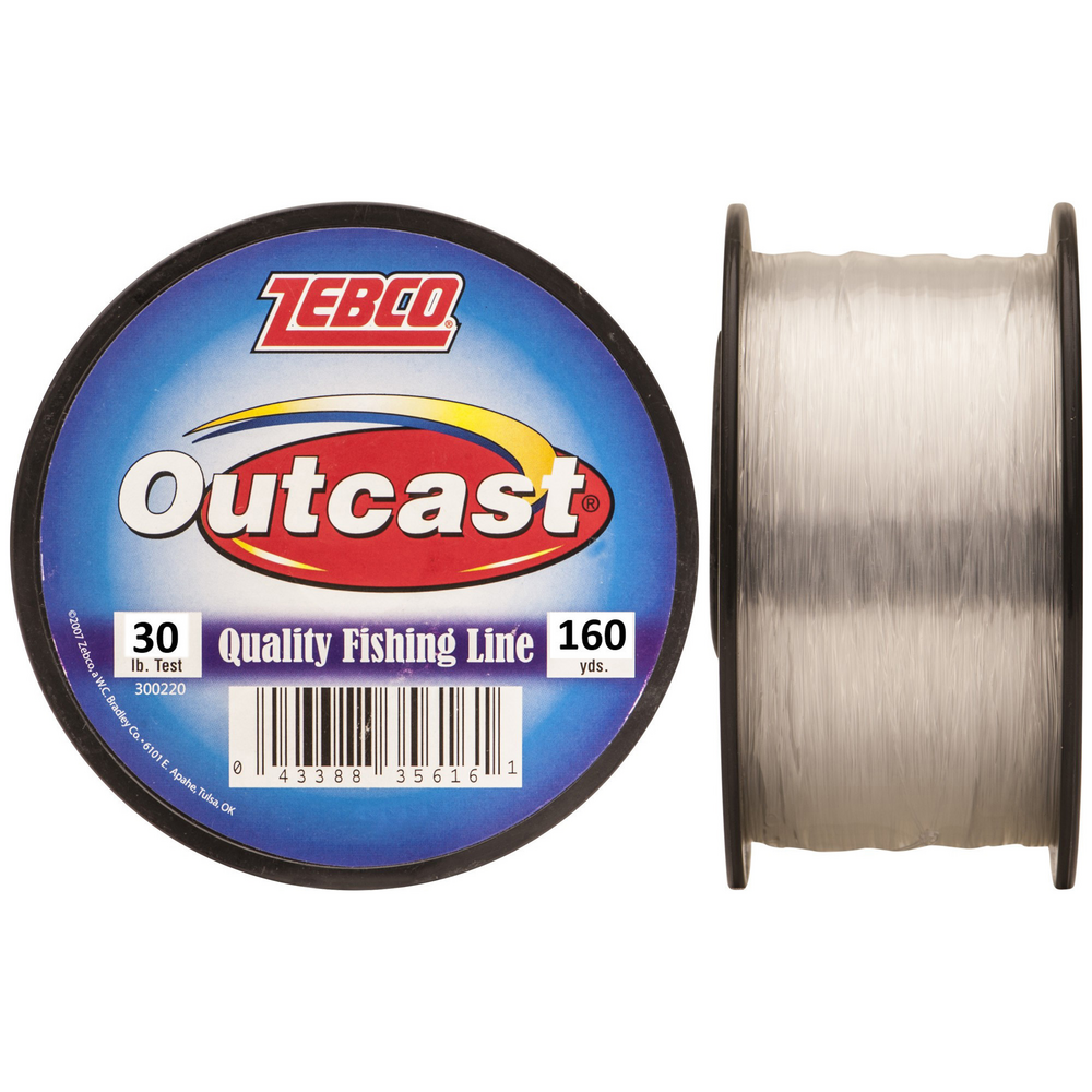 Zebco Outcast Monofilament 1/4 LB Spool