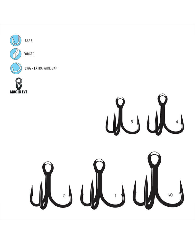 Gamakatsu Treble Hook Short Shank additional view 2